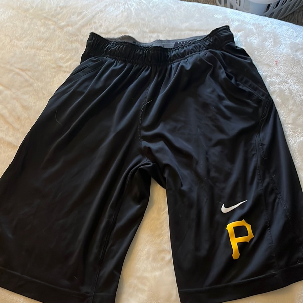 Black Nike Pirates Athletic Shorts